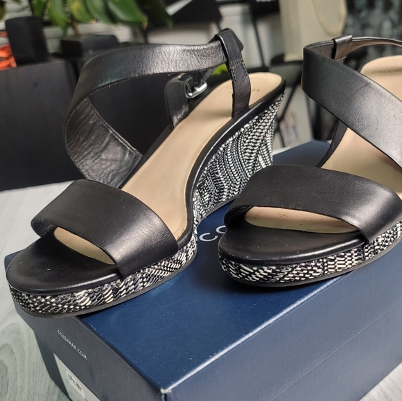 Cole Haan Wedge Sandals - Picture 1 of 5